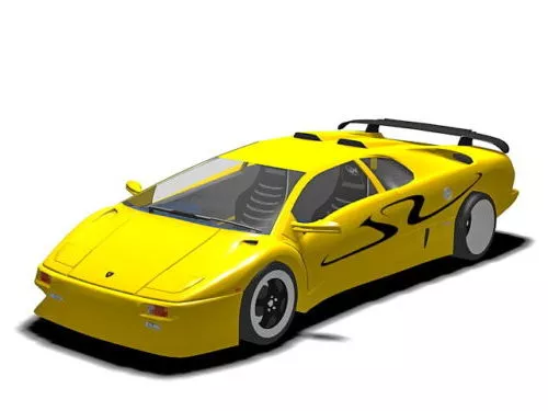 Lamborghini Diablo Sv 3d model Lamborghini Diablo Sv 3d model
