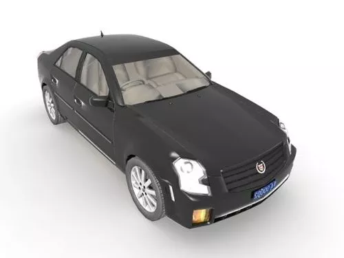 Cadillac Cts Black 3d model
