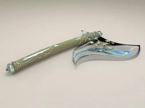 Stylized Axe, Game Weapon 3d model