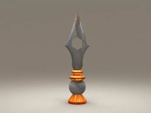Ancient Spear Head 3d model Ancient Spear Head 3d model