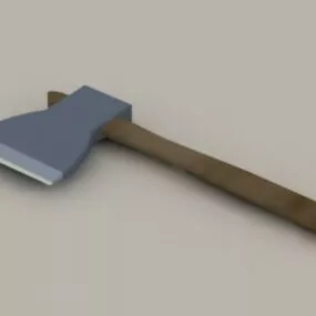 Old Hatchet Low Poly 3d model