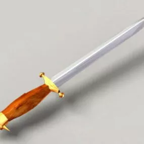 Poison Dagger Weapon 3d model