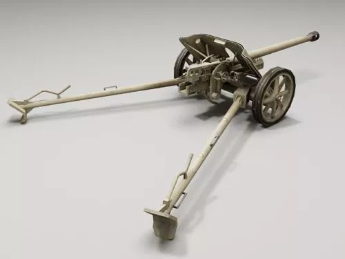 Anime Game Siege Howitzer 3d model