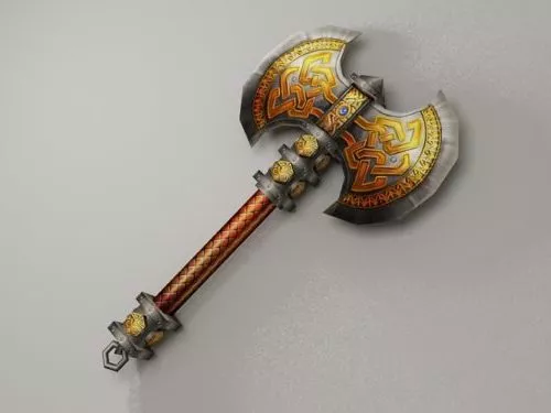 Stylized Axe, Game Weapon 3d model
