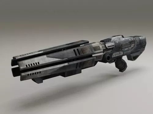 Sci-fi Gun Low Poly 3d model Sci-fi Gun Low Poly 3d model