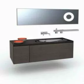 Big Bath Vanity 3d model