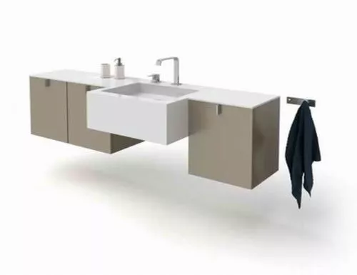 Wall Mounted Bathroom Vanity Cabinet 3d model Wall Mounted Bathroom Vanity Cabinet 3d model