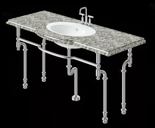 Bathroom Granite Vanity 3d model Bathroom Granite Vanity 3d model