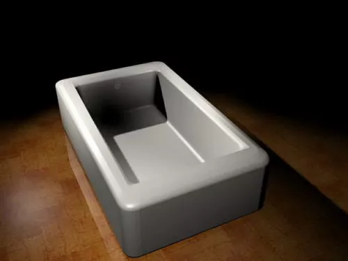 Stone Sink, Polished Stone 3d model