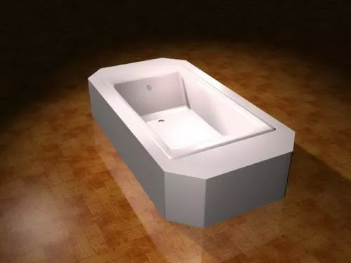 Bathroom Floor Mop Sink 3d model Bathroom Floor Mop Sink 3d model