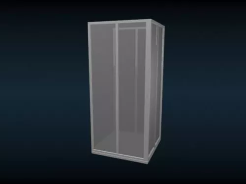 Small Shower Cubicle 3d model Small Shower Cubicle 3d model