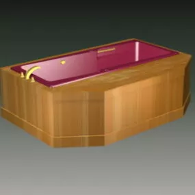 Built In Bathtub 3d model