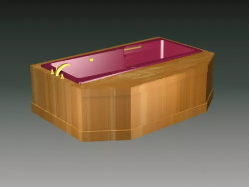 Built In Bathtub 3d model Built In Bathtub 3d model
