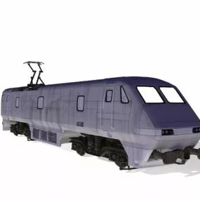 Intercity Train 3d model