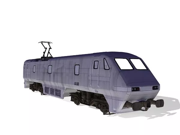 Intercity Train 3d model Intercity Train 3d model