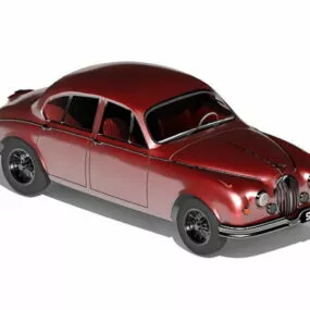 Old Jaguar Model 3d model