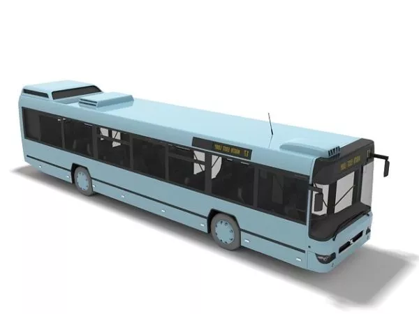 Hover Bus Futuristic Vehicle 3d model
