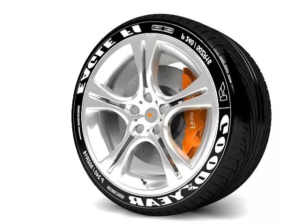Tire Wheel 3d model