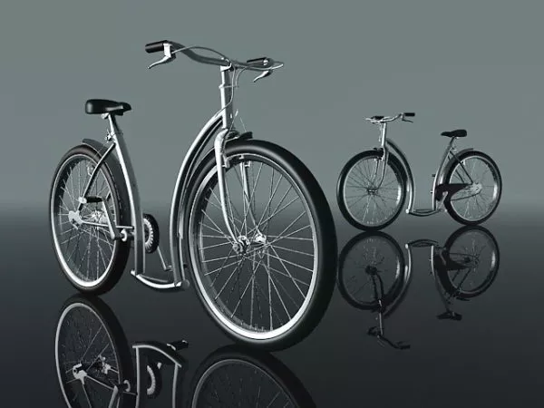 Mountain Bicycle Force Frame 3d model