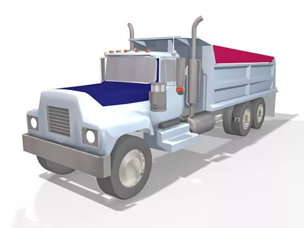 Dump Truck 3d model Dump Truck 3d model