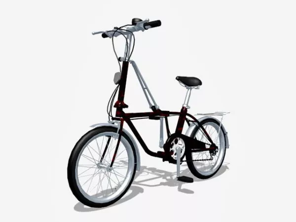 Utility Bicycle 3d model Utility Bicycle 3d model
