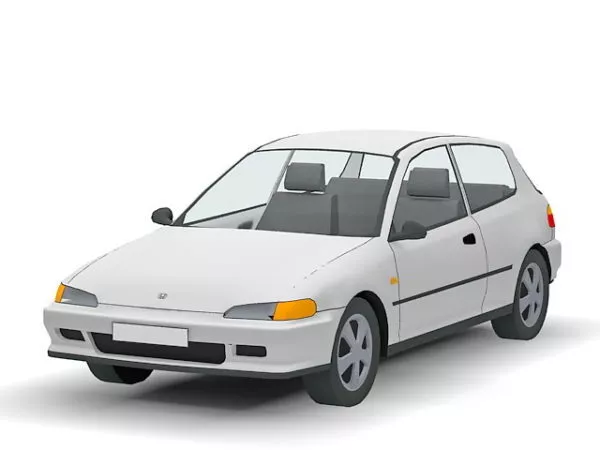 2005 Honda Civic 3d model 2005 Honda Civic 3d model