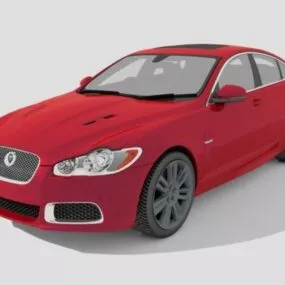 2010 Jaguar Xfr 3d model