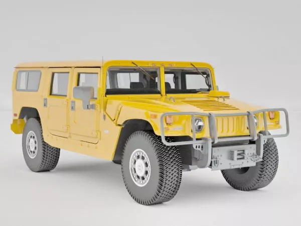 Humvee For Military 3d model