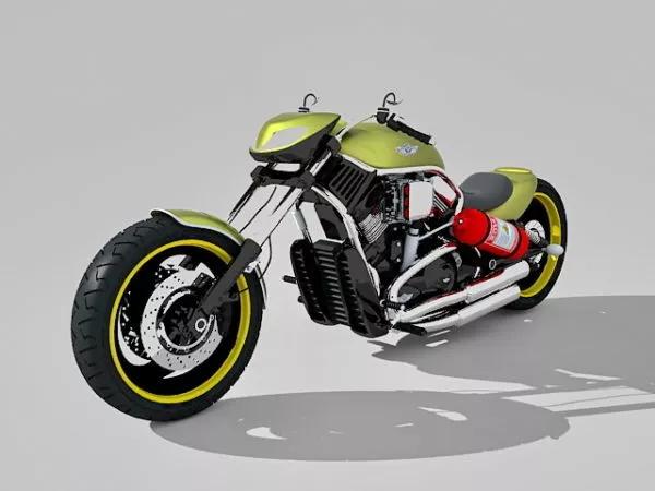 Harley-davidson Motorcycle 3d model Harley-davidson Motorcycle 3d model
