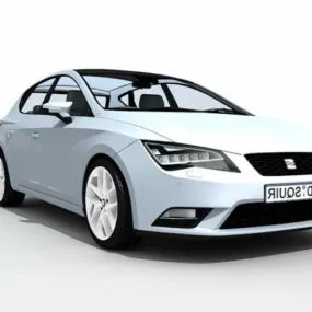 Seat Leon Car 3d model