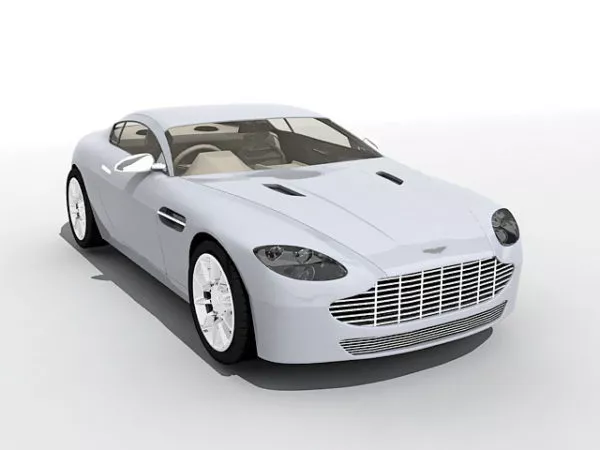 Bentley Coupe Car 1949 3d model