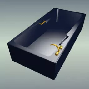 Western Style Bathtub 3d model