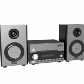 Hi-fi Sound System 3d model