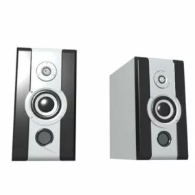 Desktop Computer Speakers 3d model