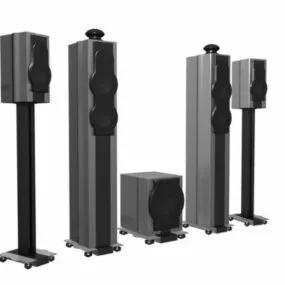 Surround Speaker Towers 3d model