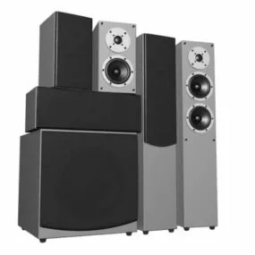 Professional Dj Speaker System 3d model