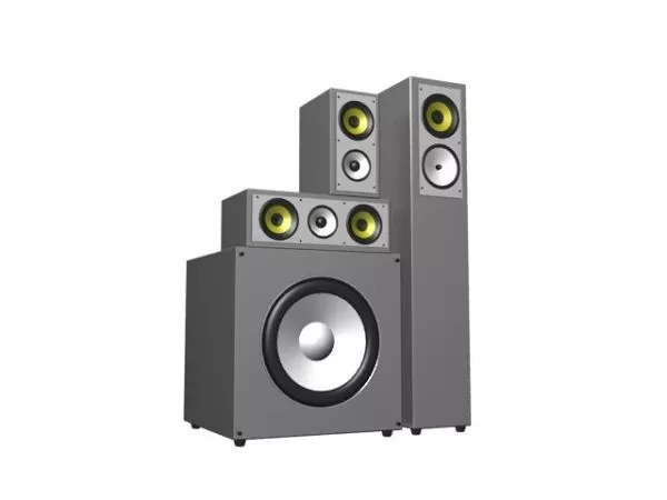 Home Sound System 3d model Home Sound System 3d model
