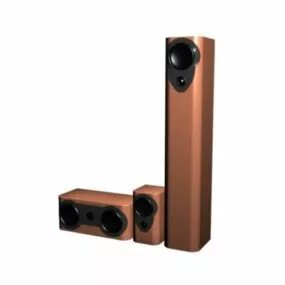 Audio Speaker Box 3d model