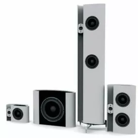 Home Audio Speakers 3d model