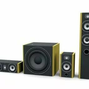 Home-theater Speaker System 3d model