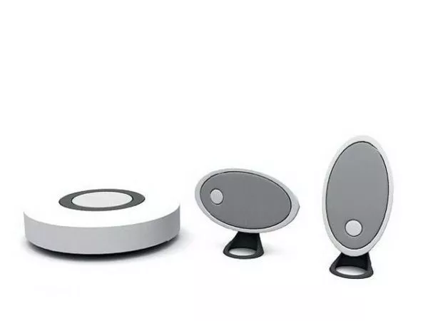 Audio Speaker Contemporary Shape 3d model