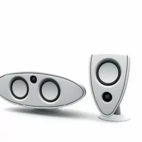 Desktop Computer Speakers 3d model