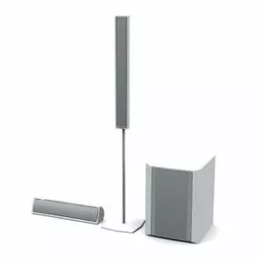 Home Audio System 3d model