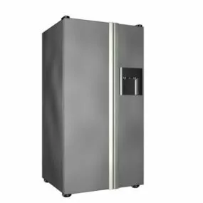 Side By Side Refrigerator With Dispenser 3d model