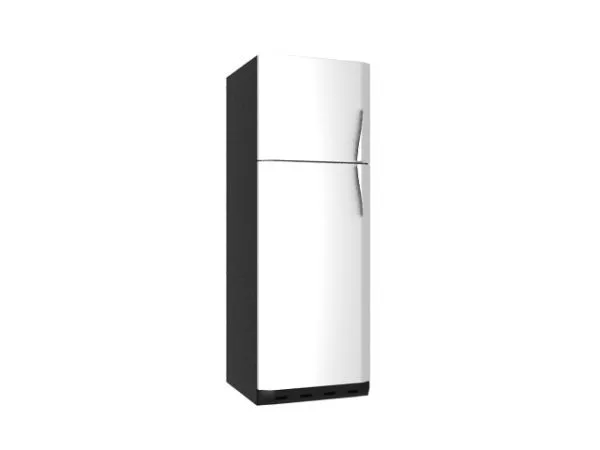 Top Freezer Refrigerator 3d model Top Freezer Refrigerator 3d model