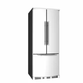 Side By Side Refrigerator 3d model