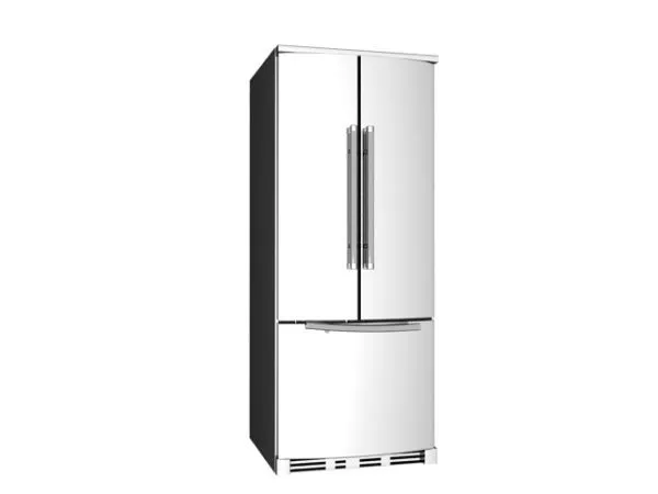 Side By Side Refrigerator 3d model Side By Side Refrigerator 3d model