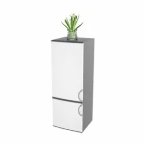 Freezer With Vase 3d model