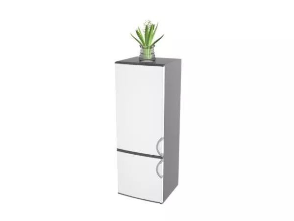 Freezer With Vase 3d model Freezer With Vase 3d model