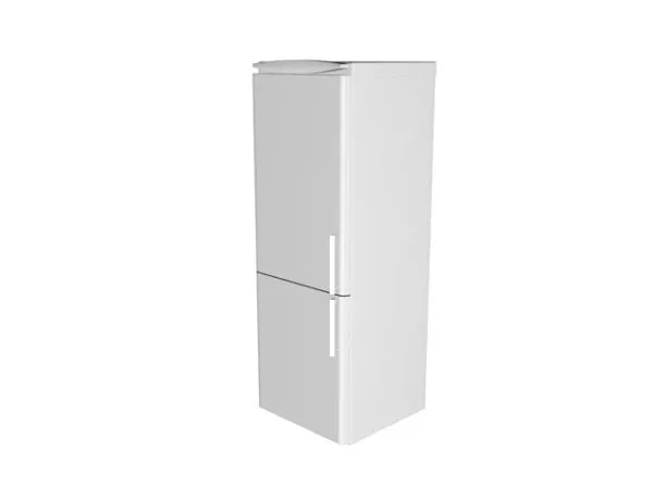Modern White Refrigerator 3d model Modern White Refrigerator 3d model